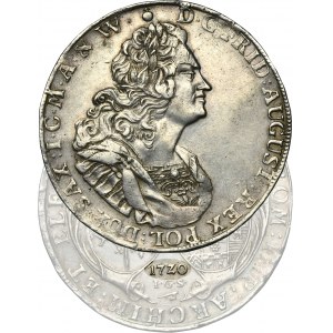 Augustus II the Strong, Thaler Dresden 1720 IGS - RARE