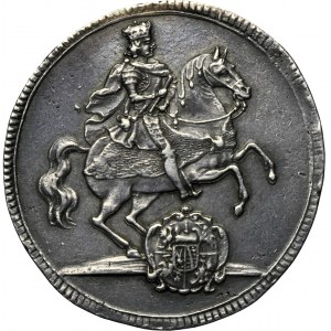 August II the Strong, 1/2 Vicariate Thaler Dresden 1711 ILH - VERY RARE