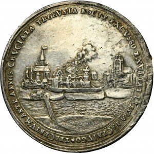 Augustus III of Poland, Medal commemorating the 300th anniversary of the incorporation of Thorn into Poland in 1754 - VERY RARE