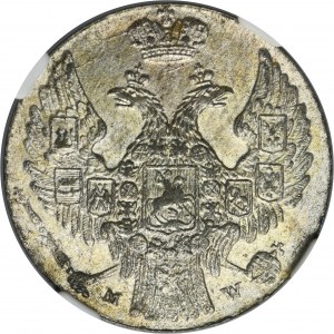 10 groschen Warsaw 1840 MW - NGC MS62