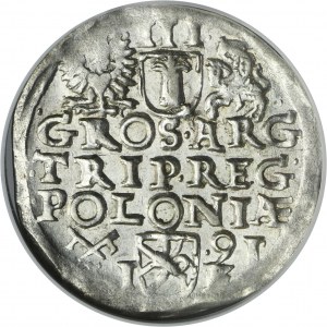 Žigmund III Vaza, Trojak Poznaň 1591 - široká hlava