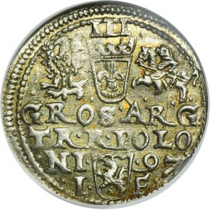 Sigismund III Vasa, 3 Groschen Olkusz 1597