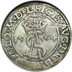 Žigmund II August, Trojak Vilnius 1564 - L/L