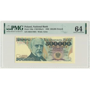 500.000 złotych 1990 - M - PMG 64