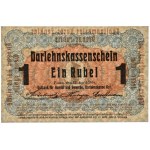Posen, 1 Ruble 1916 - short clause (P3c) - PMG 65 EPQ
