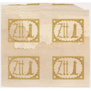 Fragment arkusza 1 złoty 1794 - rewers