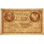 1.000 marek 1919 - Ser. ZX - duże S i szeroka numeracja - PMG 66 EPQ - OKAZOWY