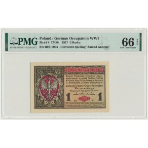 1 marka 1916 - Generał - B - PMG 66 EPQ
