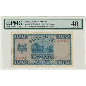 Danzig, 100 Gulden 1931 - D/A - PMG 40