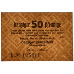 Danzig, 50 Pfennige 1923 - October - PMG 55 EPQ