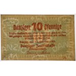 Danzig, 10 Pfennig 1923 - October - watermark KOGA - PMG 65 EPQ