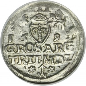 Sigismund III Vasa, 3 Groschen Vilnius 1593