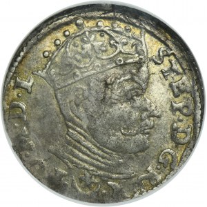 Stephen Bathory, 3 Groschen Vilnius 1581