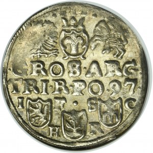 Sigismund III Vasa, 3 Groschen Bromberg 1597
