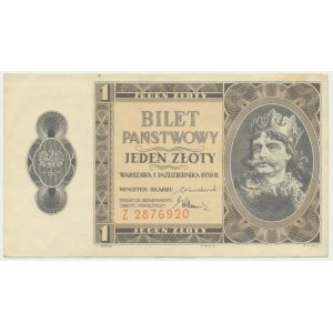 1 złoty 1938 - Z - rzadka seria