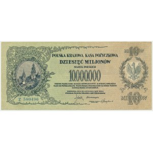 10 milionów marek 1923 - Z - rzadka seria