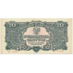 20 złotych 1944 ...owe - Wz - seria zastępcza - RZADKOŚĆ