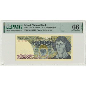 1.000 Or 1979 - CB - PMG 66 EPQ - une extrême rareté