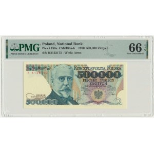 500 000 PLN 1990 - K - PMG 66 EPQ