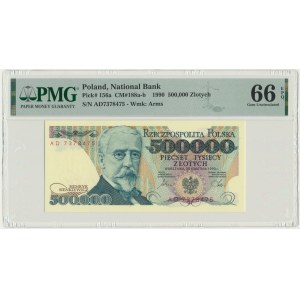 500.000 złotych 1990 - AD - PMG 66 EPQ