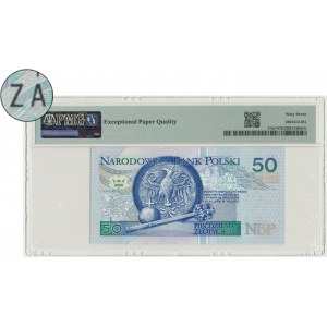 50 złotych 1994 - ZA - PMG 67 EPQ - seria zastępcza TDLR - RZADKA