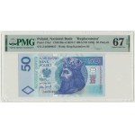 50 złotych 1994 - ZA - PMG 67 EPQ - seria zastępcza TDLR - RZADKA