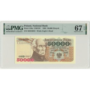 50.000 złotych 1993 - S - PMG 67 EPQ