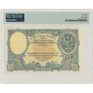 100 złotych 1919 - S.B. - PMG 58 - ŁADNY