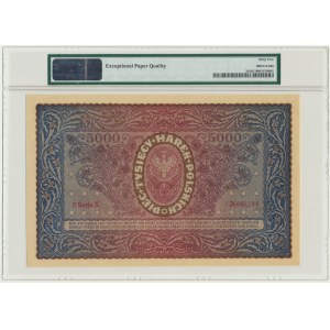 5.000 marek 1920 - II Serja X - PMG 65 EPQ