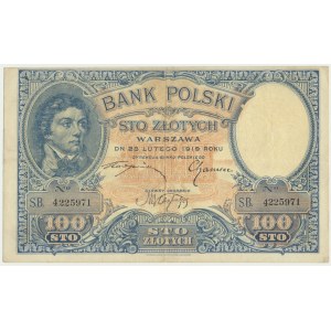 100 złotych 1919 - S.B -