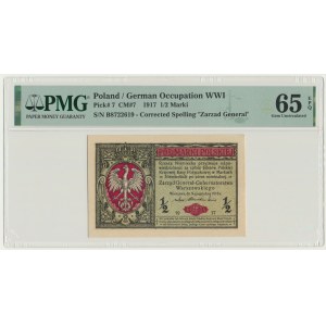 1/2 marki 1916 - Generał - PMG 65 EPQ