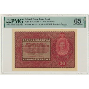 20 marek 1919 - II Serja FE - PMG 65 EPQ