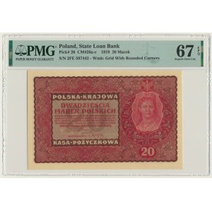 20 marek 1919 - II Serja FE - PMG 67 EPQ