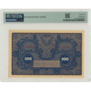 100 marek 1919 - IE Serja N - PMG 64 EPQ
