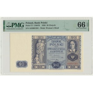 20 or 1936 - AS - PMG 66 EPQ