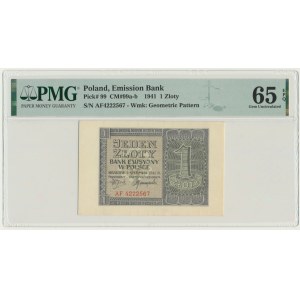 1 or 1941 - AF - PMG 65 EPQ