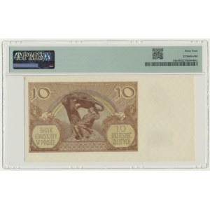10 złotych 1940 - M. - PMG 64 - rzadsza seria