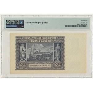 20 złotych 1940 - K - PMG 67 EPQ
