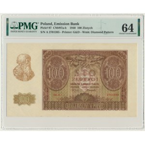 100 złotych 1940 - A - PMG 64