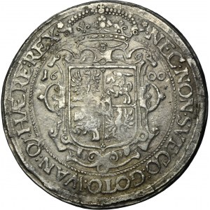MAJNERT, Sigismond III Vasa, Thaler de la Couronne 1600 - TRÈS RARE