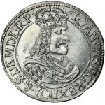 John II Casimir, 1/4 Thaler 1666 HDL - VERY RARE, ex. Potocki