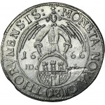 John II Casimir, 1/4 Thaler 1666 HDL - VERY RARE, ex. Potocki