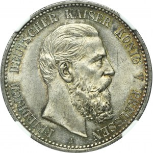 Germany, Kingdom of Prussia, Friedrich III, 5 Mark 1888 A - NGC MS61
