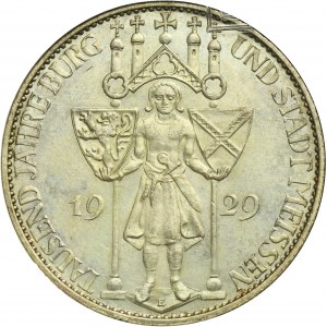 Germany, Weimar Republic, 5 Mark Muldenhütten 1929 E