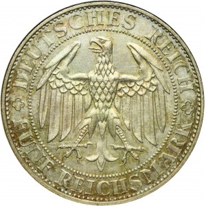 Germany, Weimar Republic, 5 Mark Muldenhütten 1929 E