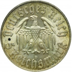 Germany, Weimar Republic, 5 Mark Munich 1933 D