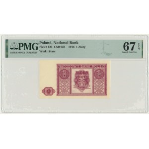 1 złoty 1946 - PMG 67 EPQ