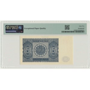 5 złotych 1946 - PMG 65 EPQ
