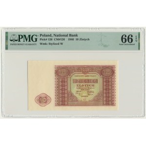 10 złotych 1946 - PMG 66 EPQ