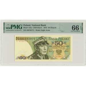 50 złotych 1975 - S - PMG 66 EPQ